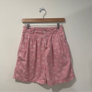 Vintage 90's Liz Claiborne Pink Paisley Shorts Size S